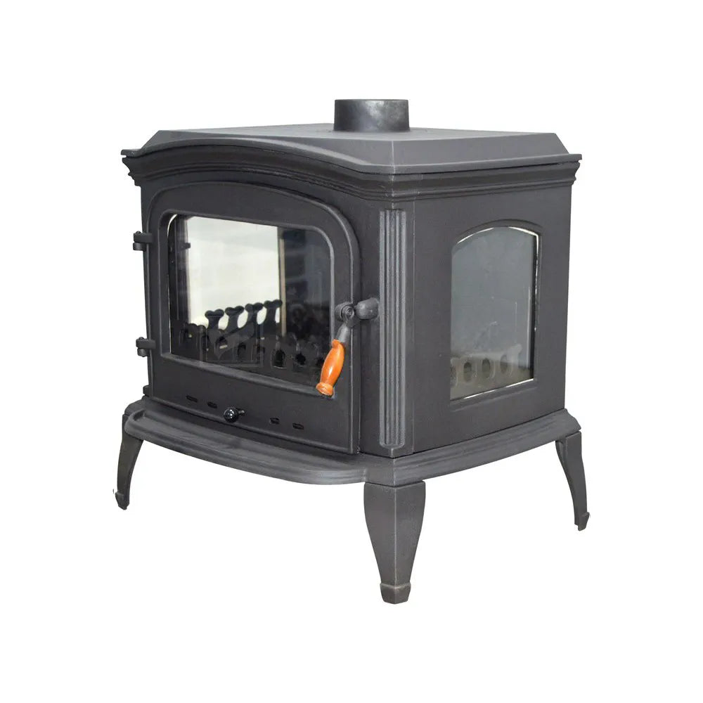 Black Cast Iron Farmhouse Stove - CastingFire