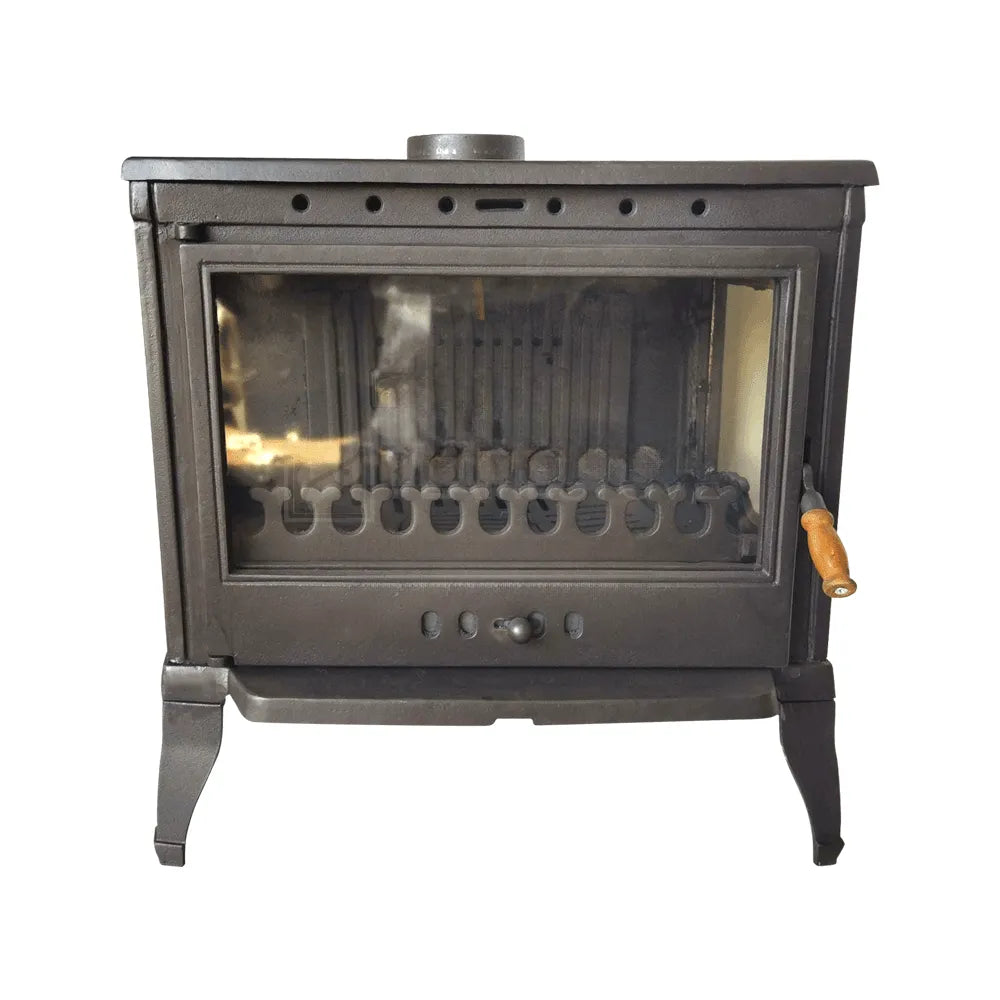 Black Cast Iron Stove, Burning Fireplace Wood Stove Cooker Stove Farmhouse Stove With Oven Fire Pit Gift - CastingFire