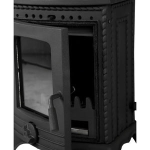 Black Cast Iron Stove - Farmhouse Stove With Oven Fire Pit Gift - CastingFire