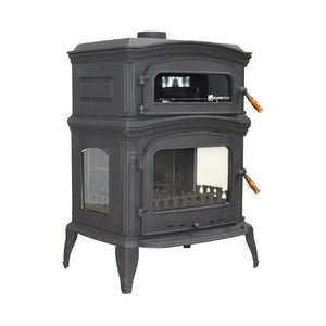 Burning Fireplace Cooker Wood Stove - CastingFire