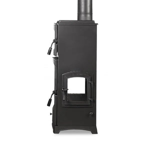 Cast Iron Stove with Lux Oven Side Cover - CastingFire