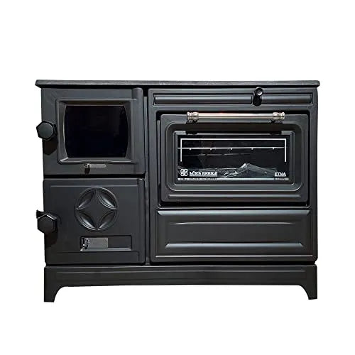 Cast Iron Stove with Oven - Cast Iron Fireplace - CastingFire