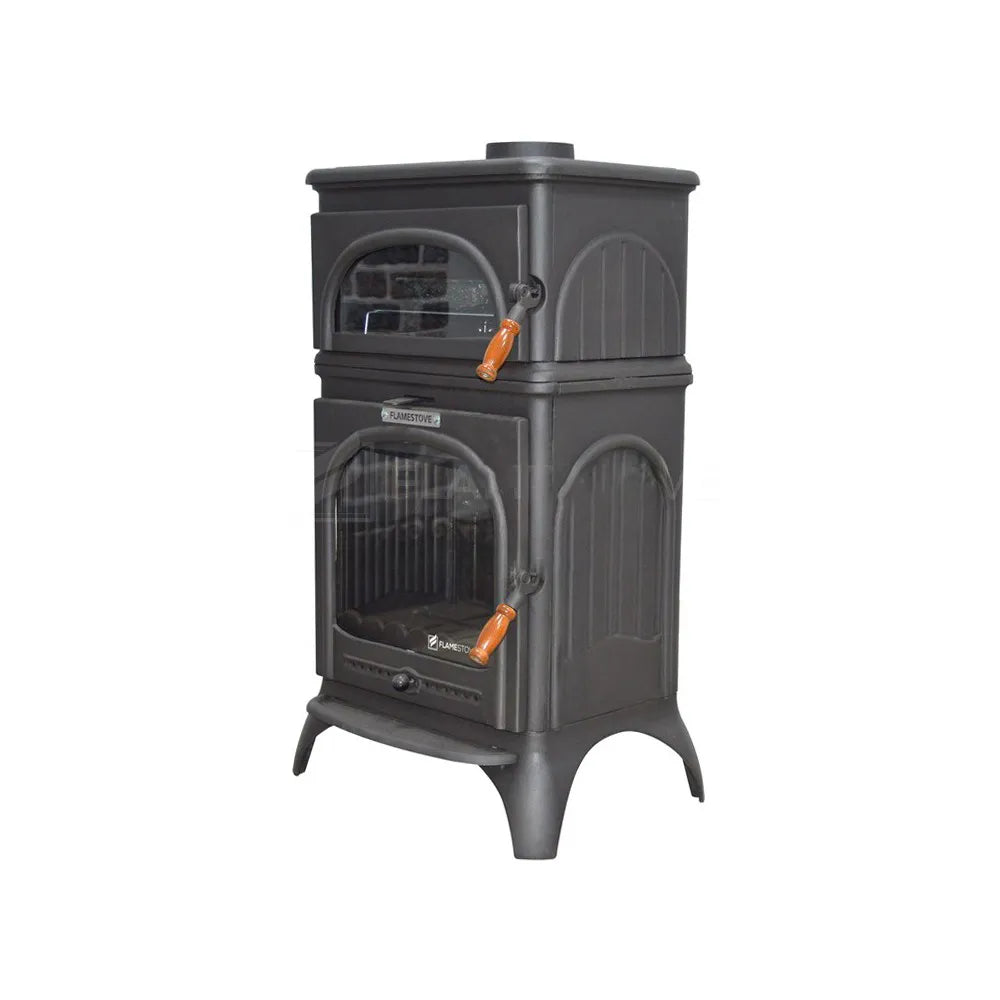 Cast Iron Stove with Oven | Compact Cooking Stove for Tiny House Living - CastingFire