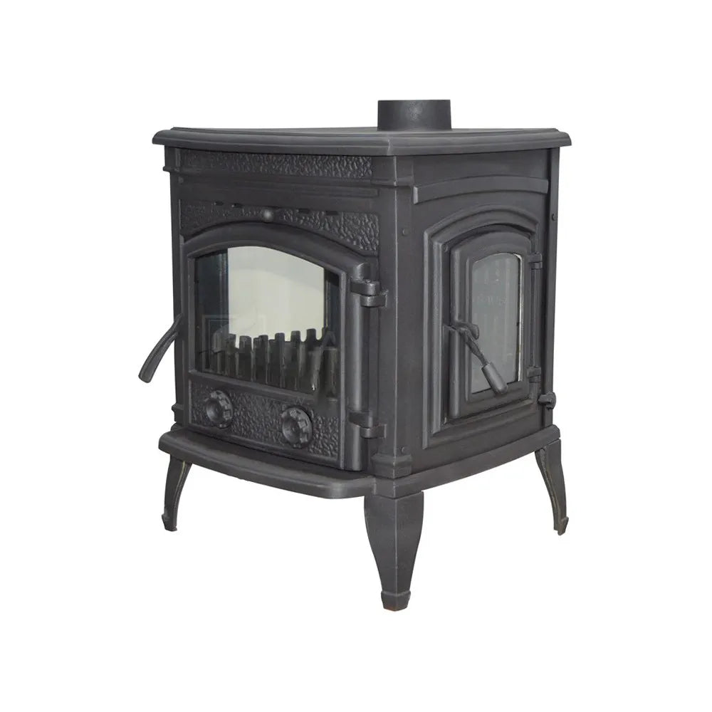 Cast Iron Stove with Oven | Durable Outdoor Cooking Stove for Tiny Homes - CastingFire