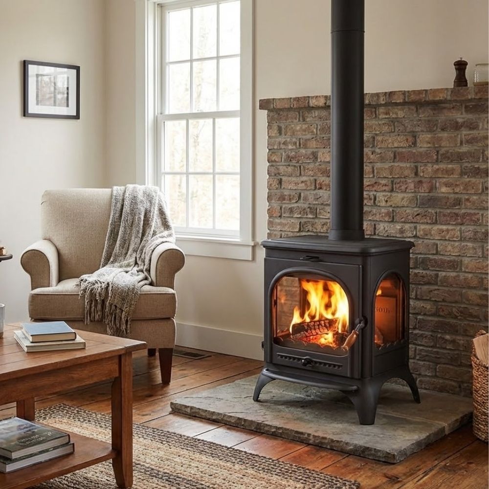 Cast Iron Stove for Outdoor Use | Practical Mini Stove with Baking Oven