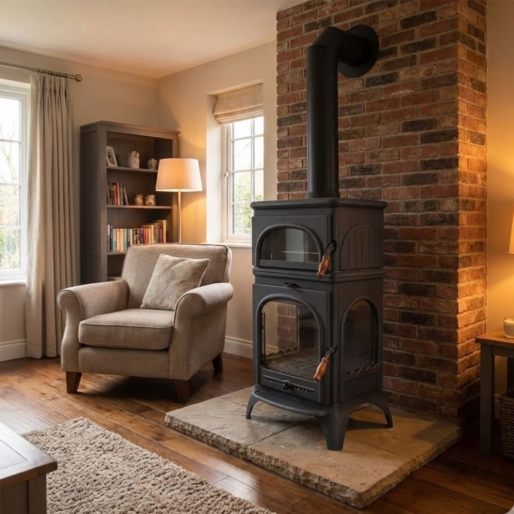 Cast Iron Stove for Outdoor Baking Essential Mini Stove for Campfires