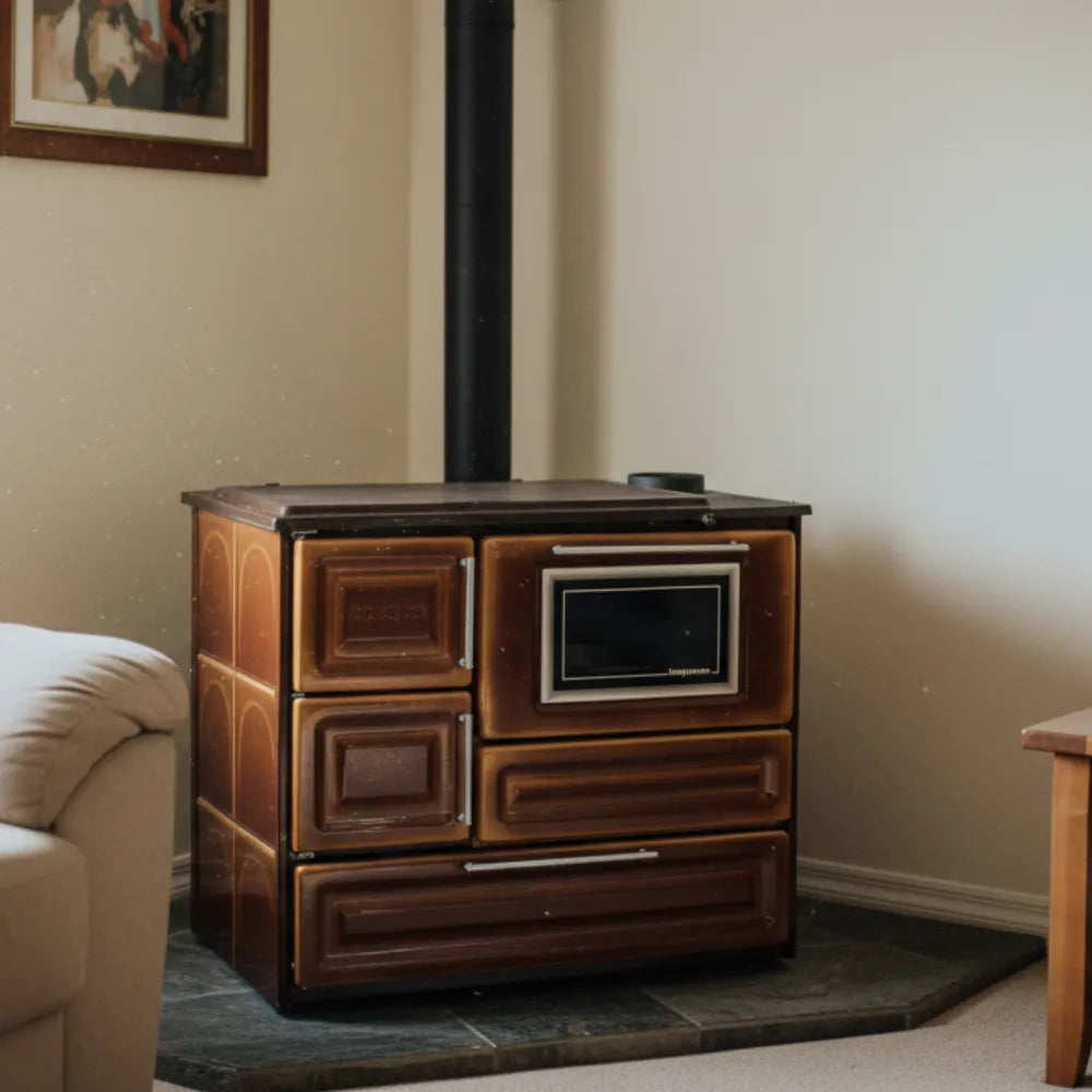 Classic Vintage Cast Iron Wood Stove - TheCastingFire
