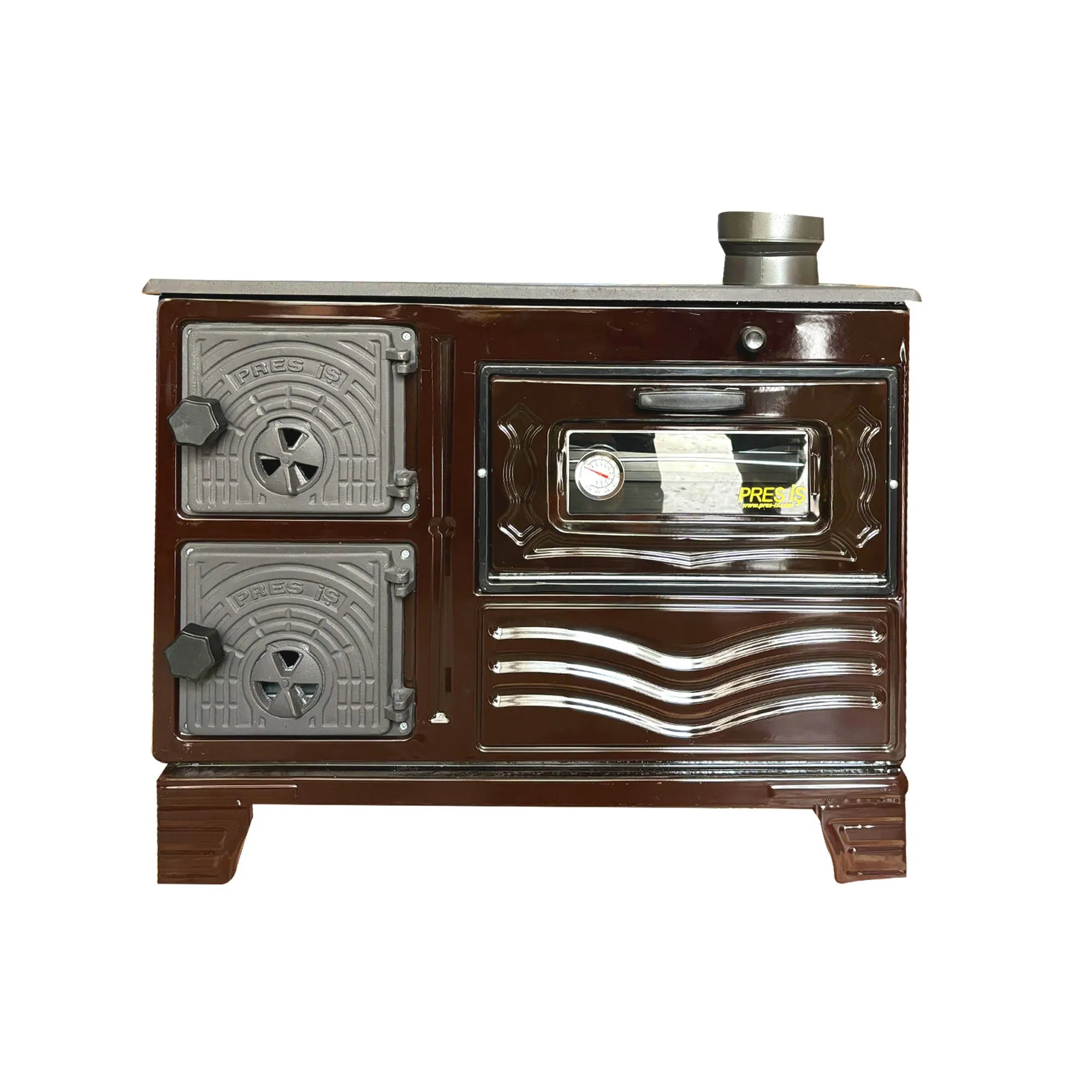 Durable Cast Baking Oven Cooker Oven by Burning Wood - CastingFire