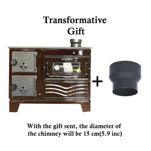 Durable Cast Baking Oven Cooker Oven by Burning Wood - CastingFire