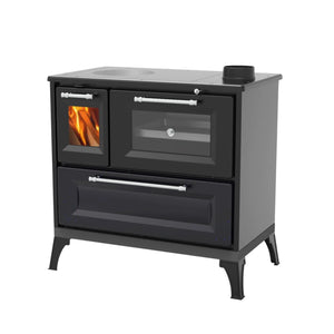 Enamel Cast Iron Wood Burning Stove - TheCastingFire