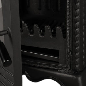 Lux Retro Black Cast Iron Stove - CastingFire