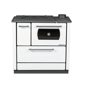 Maxi Wood Cook Stove White - Nominal Heat Power: 7.9 kw - TheCastingFire