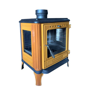 Mini Iron Cast Stove Yellow - TheCastingFire