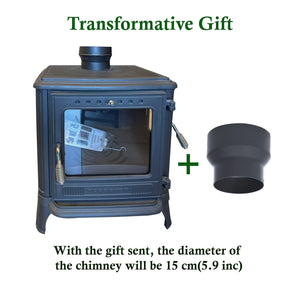Mini Iron Cast Stove Black - TheCastingFire