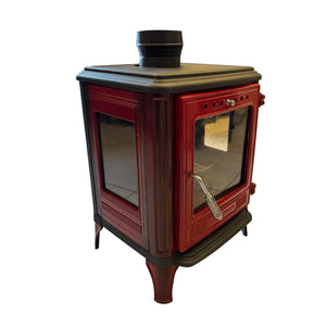 Mini Iron Cast Stove Red - TheCastingFire