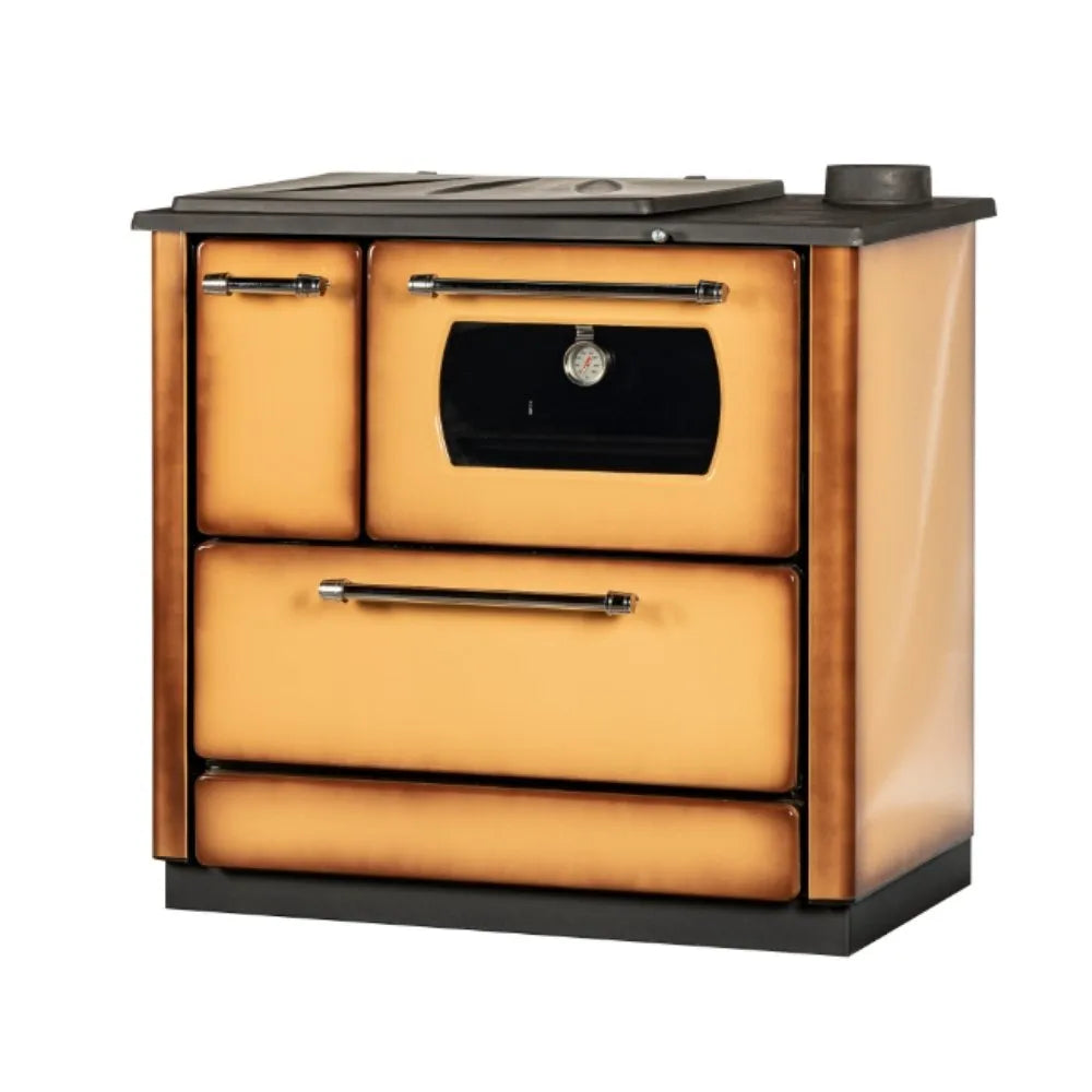 Maxi Wood Cook Stove Brown - Nominal Heat Power: 7.9 kw - TheCastingFire