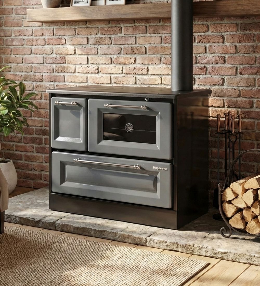 Ontar Wooden Cast Iron Burning Stove