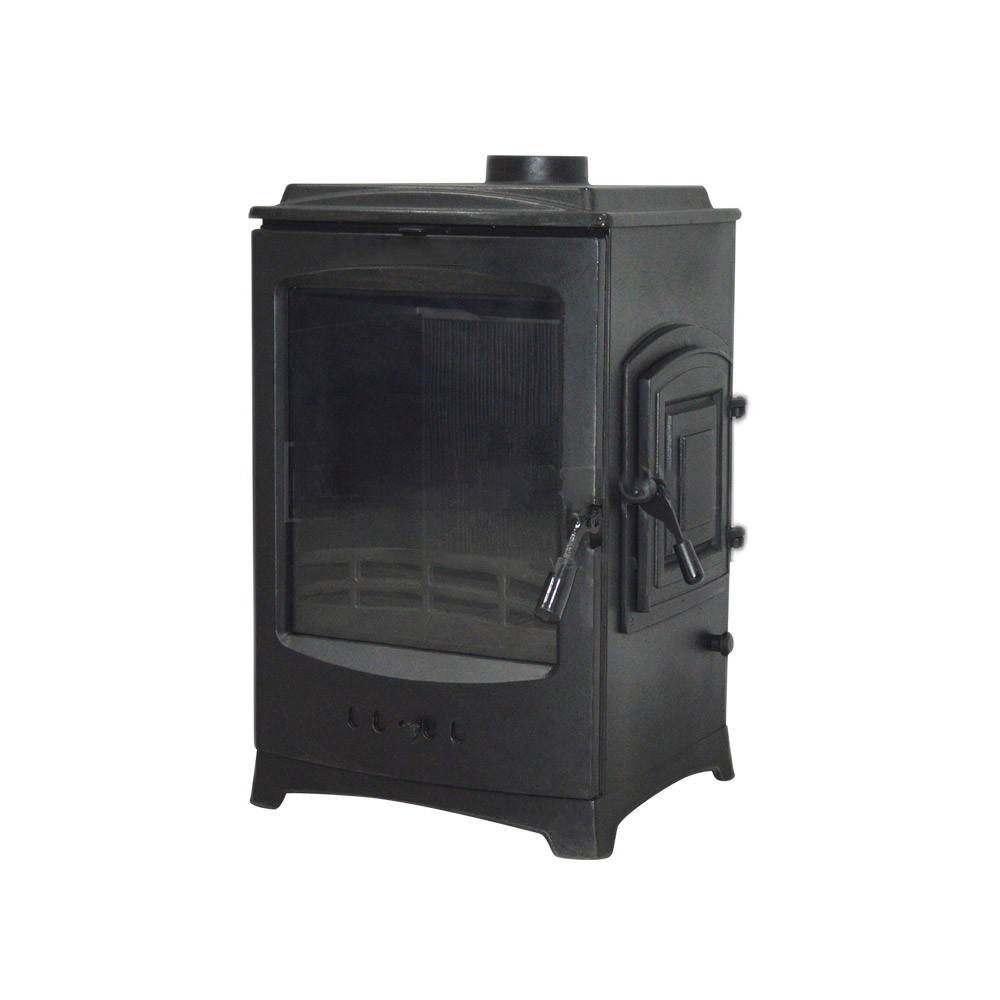 Burning Fireplace Wood Stove Cooker Stove