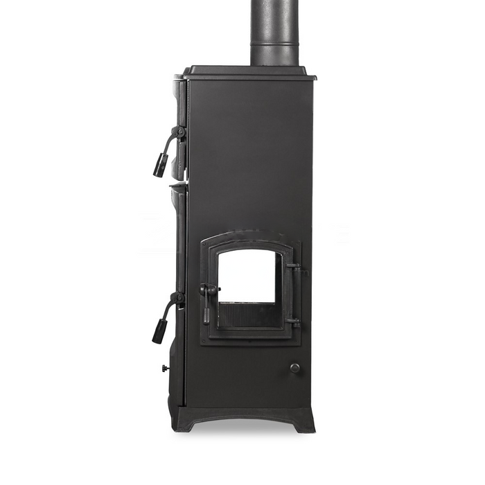 Cast Iron Stove with Lux Oven Side Cover