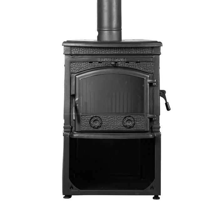 Burning Fireplace Wood Stove Cooker Stove Farmhouse Stove