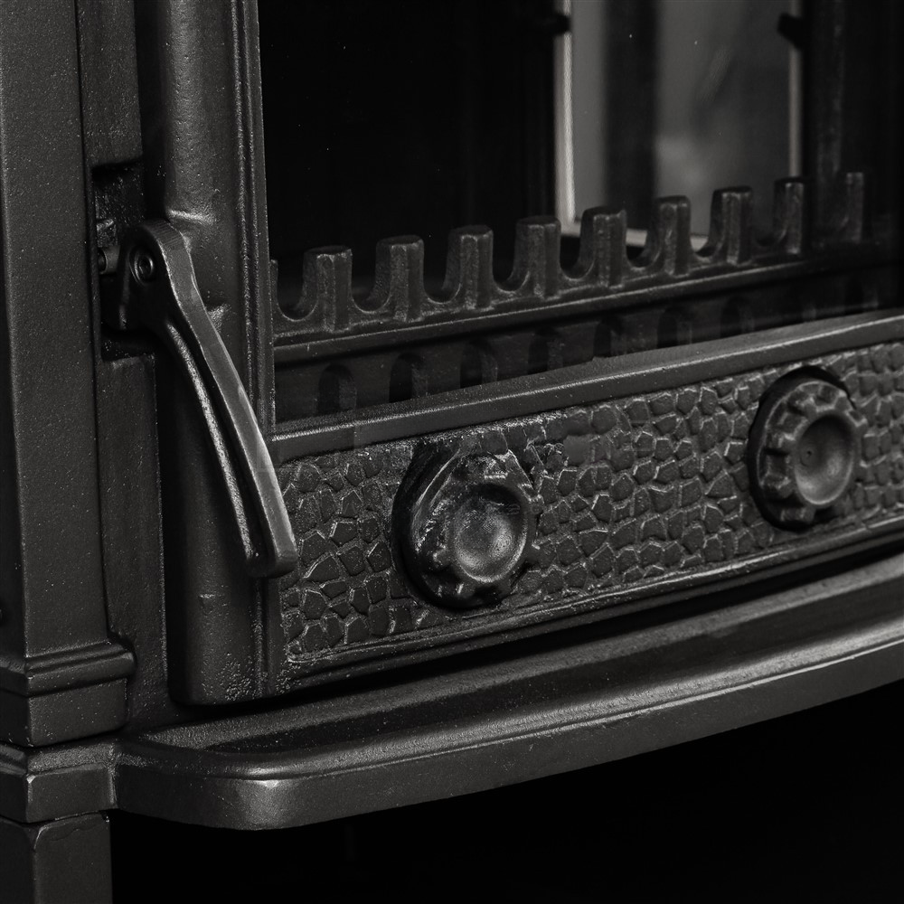 Black Cast Iron Stove