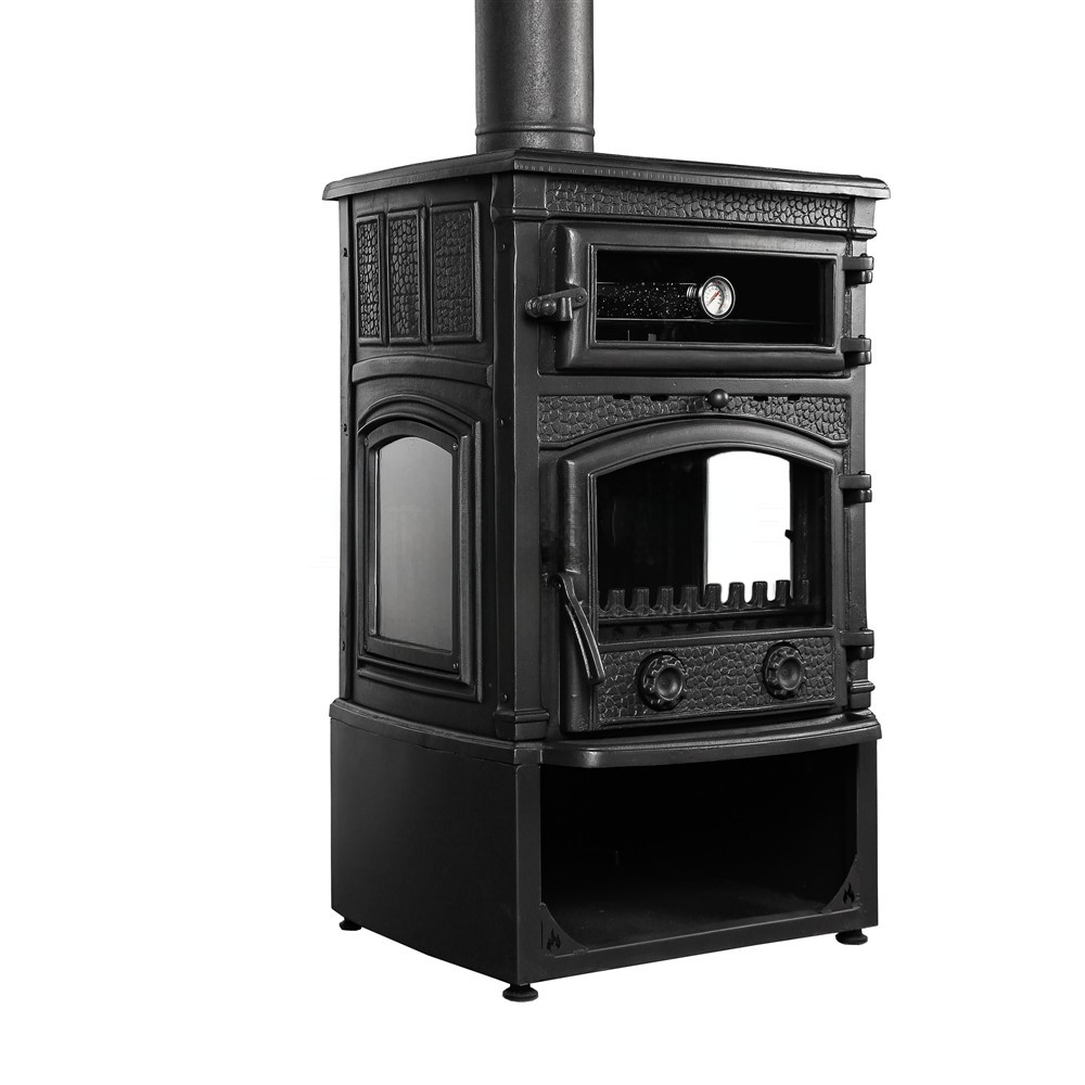 Black Cast Iron Stove