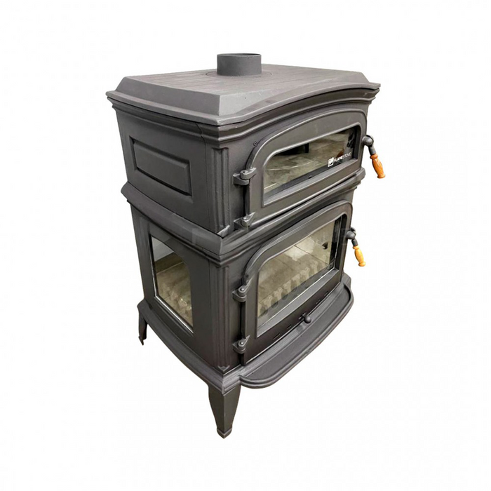 Glass Cast Iron Stove with Side Cover