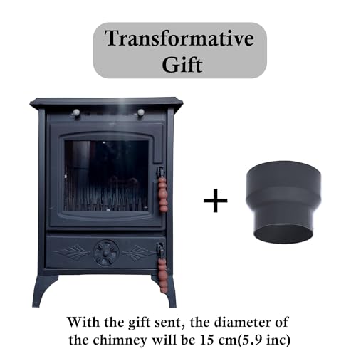 Matte Black Small Cast Iron Stove