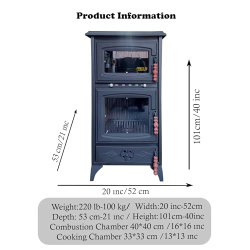 Cast Iron Stove with Oven Village House Stove