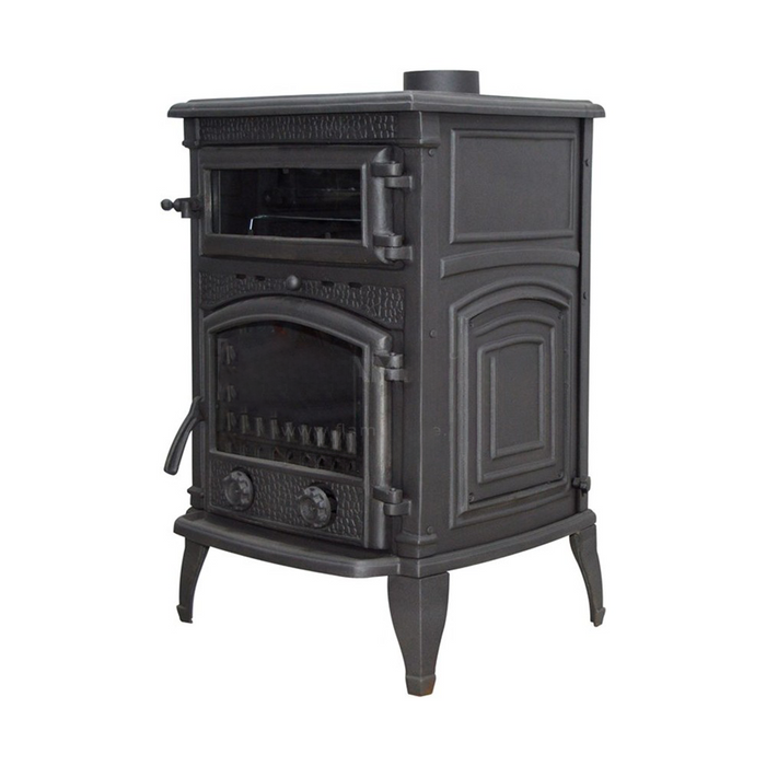 Cast Iron Stove for Outdoor | Versatile Mini Stove with Baking Oven