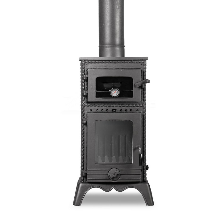 Lux Retro Black Cast Iron Stove