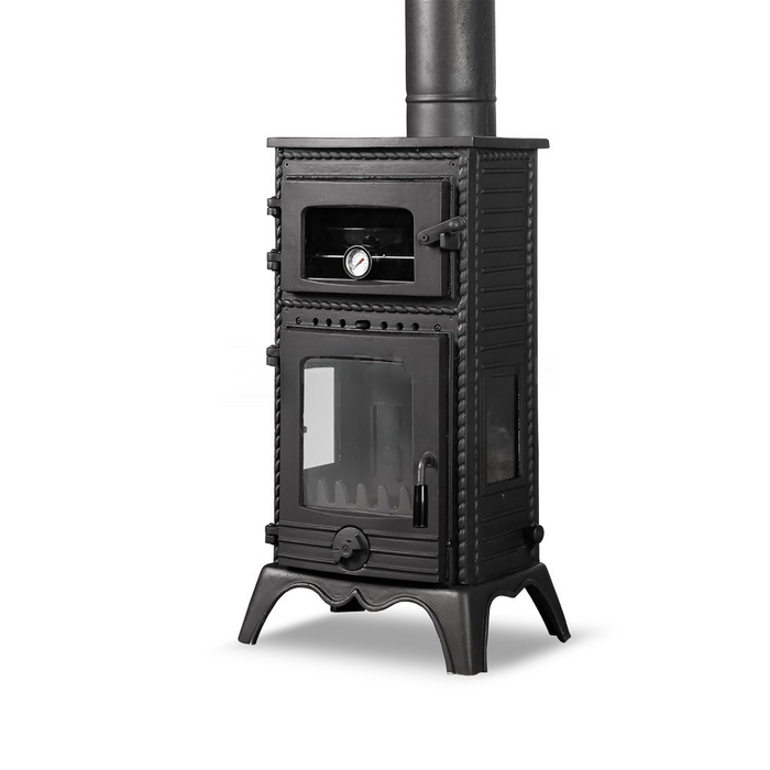 Lux Retro Black Cast Iron Stove