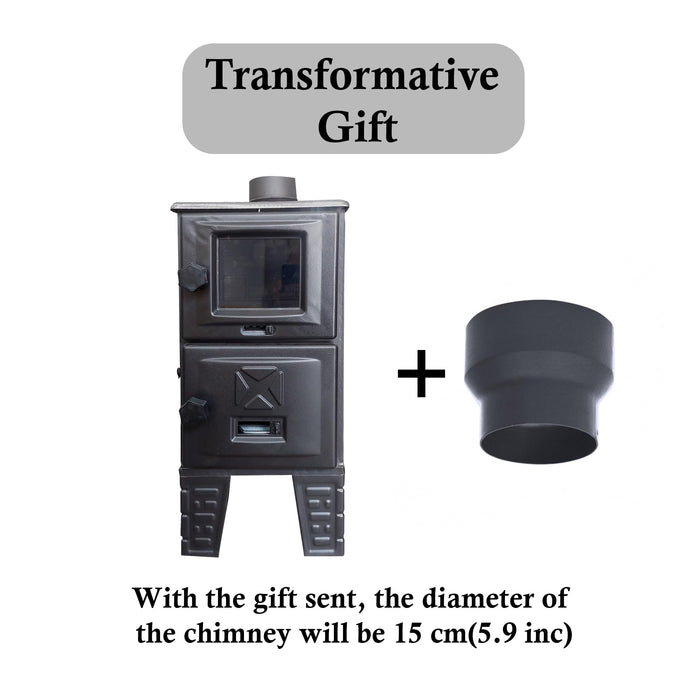 Small Cast Iron Stove for Outdoor Camping