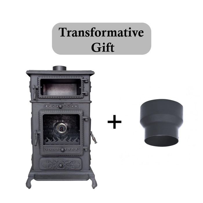 Cast Iron Stove with Oven Cast Iron Fireplace