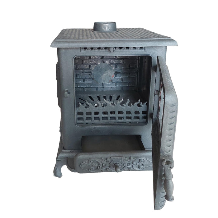 Small Cast Iron Stove with Oven Mini Camping Stove