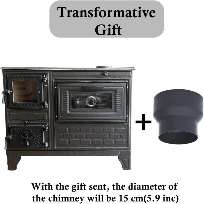 Cast Iron Stove with Oven