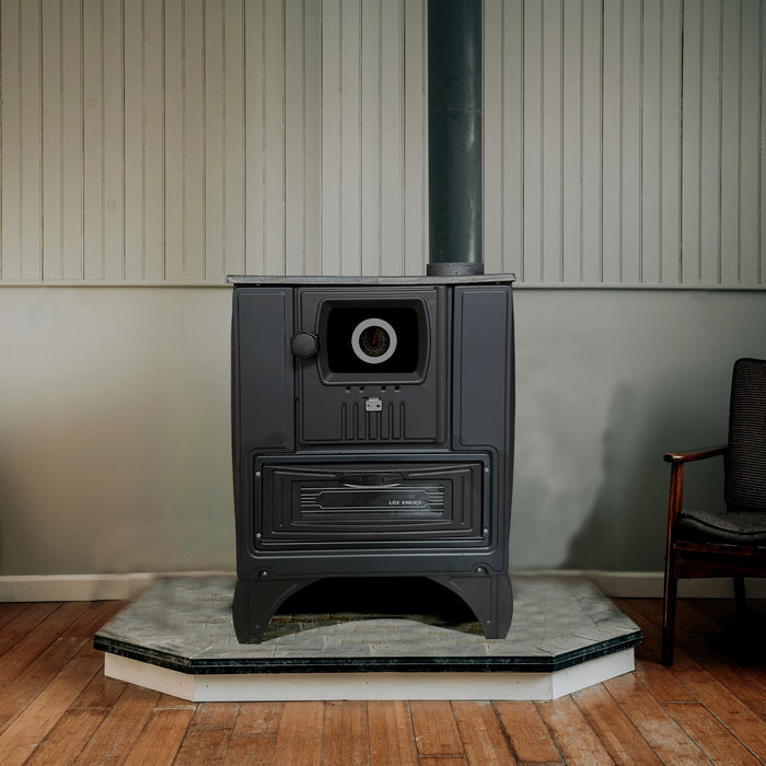 Small Cast Iron Stove with Oven