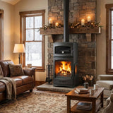 Cast Iron Stove with Lux Oven Side Cover