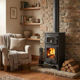 Lux Retro Black Cast Iron Stove