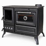 Cast Iron Burning Fireplace Wood Stove  Anatolian Black