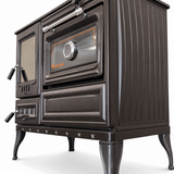 Cast Iron Burning Fireplace Wood Stove  Anatolian Black