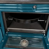 Green Cast Iron Wood Stove