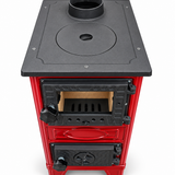 Portable  Red Wood Burning Stove – Compact Cabin & Camping Cook Stove