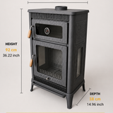 Cast Iron Stove for Outdoor Baking Essential Stove for Campfires
