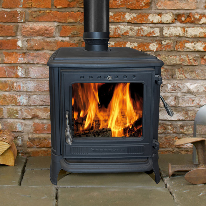 Mini Iron Cast Stove Black