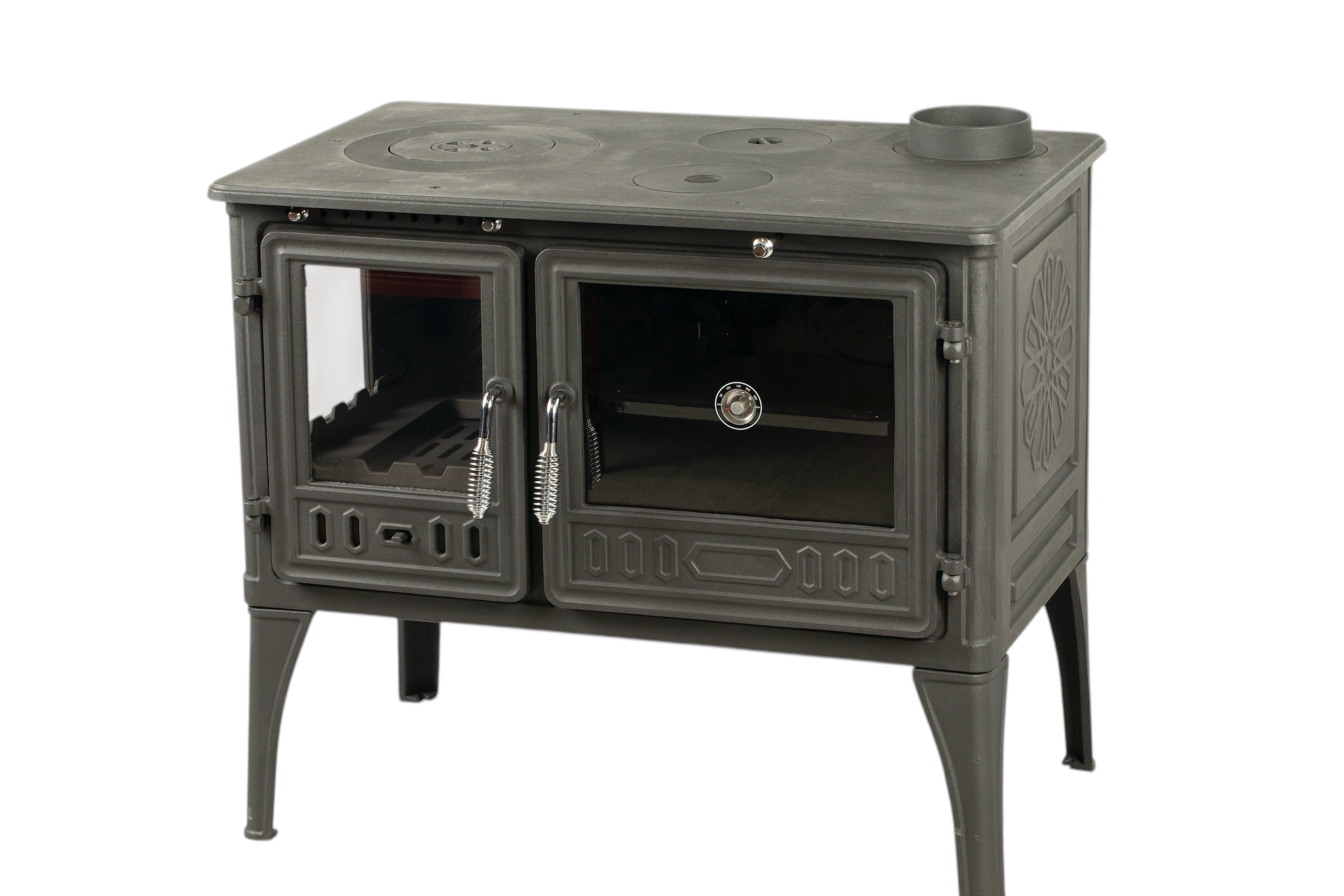 Cast Iron Vintage Stove Black