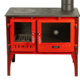 Cast Iron Vintage Stove Red
