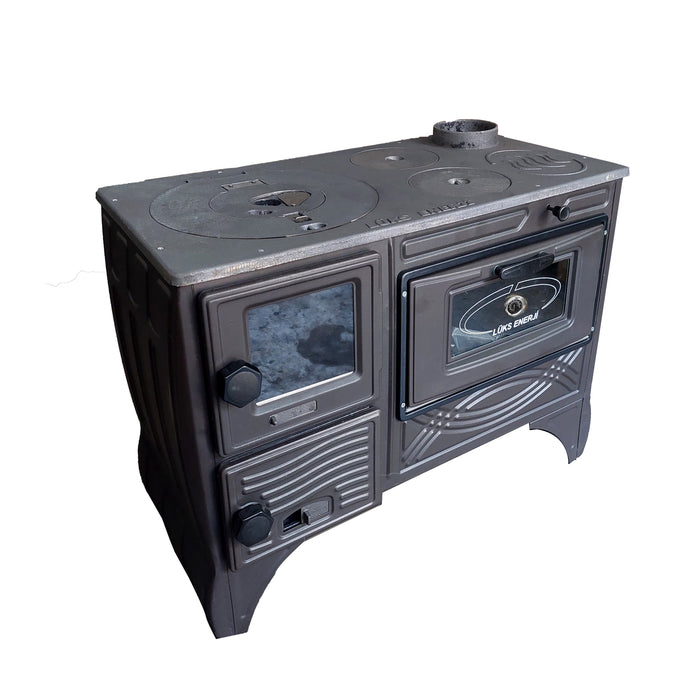 Black Cast Iron Stove