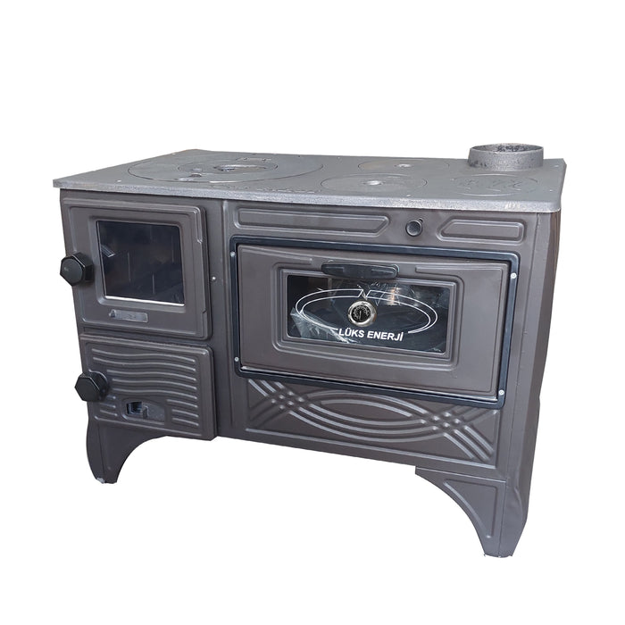 Black Cast Iron Stove