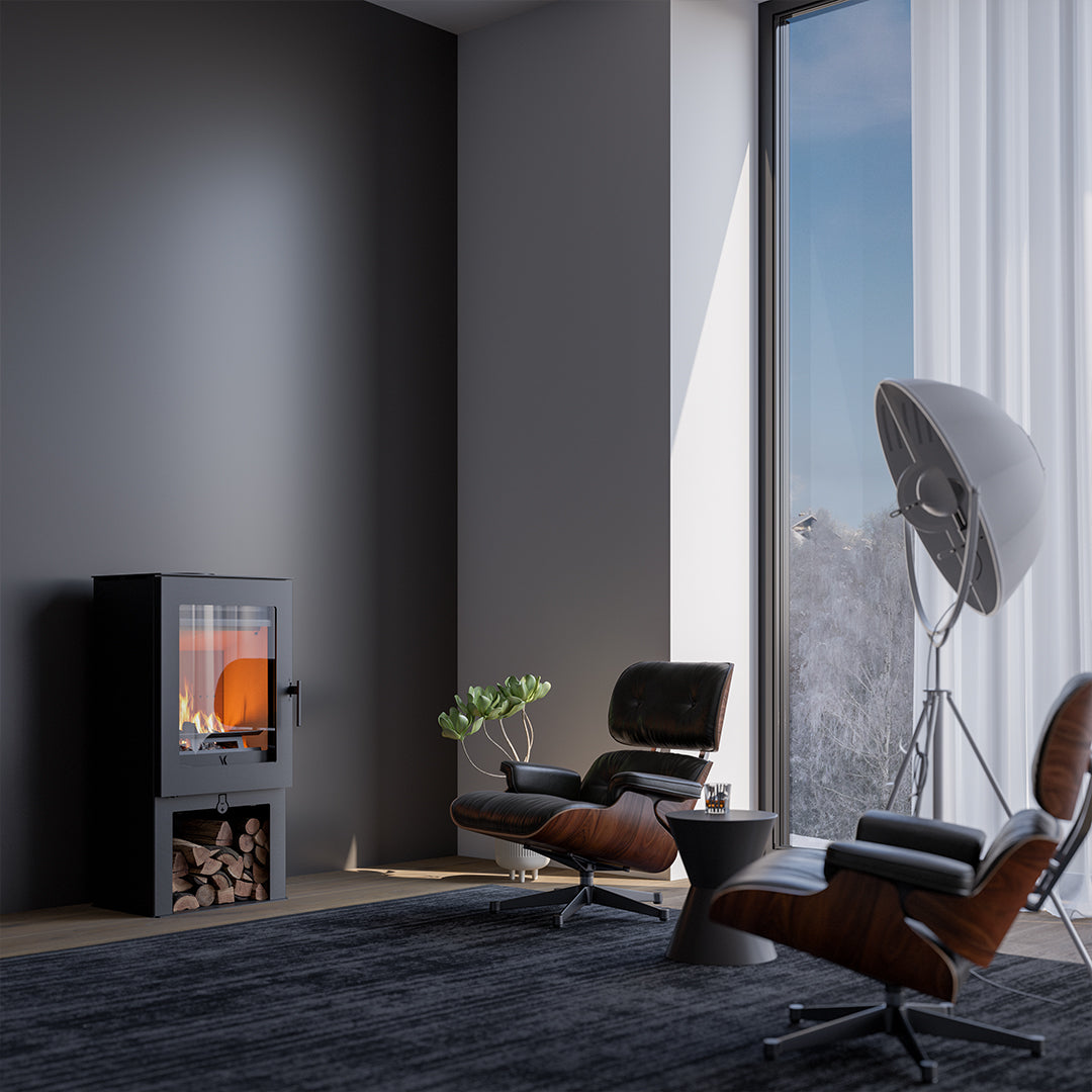 Brick Scandinavian Stove